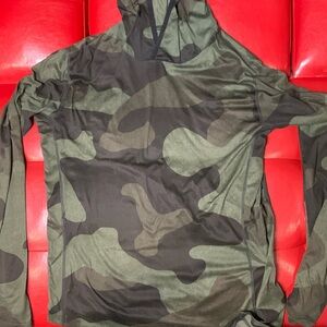 THE NORTH FACE ACTIVEWEAR JESTER CAMO HOODIE SIZE L
